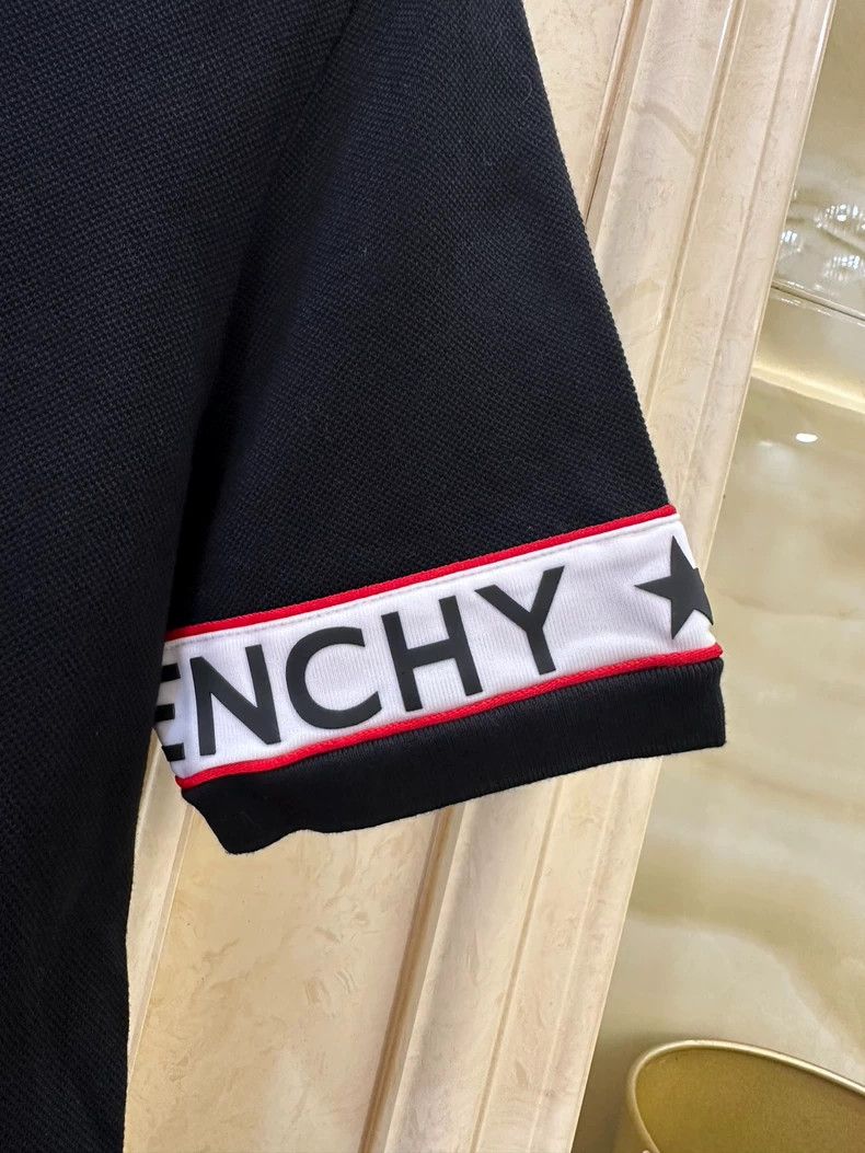 Givenchy Givenchy Logo Tape Black Polo Shirt - dmc Size US XS / EU 42 / 0 - 3 Thumbnail