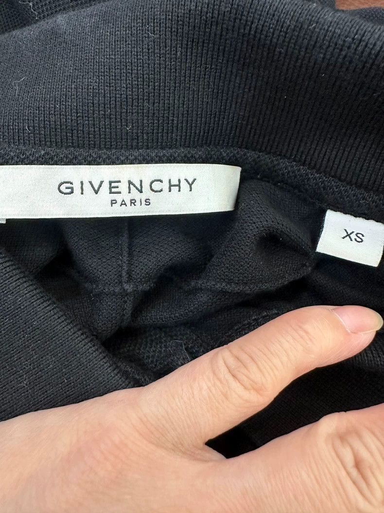 Givenchy Givenchy Logo Tape Black Polo Shirt - dmc Size US XS / EU 42 / 0 - 5 Thumbnail