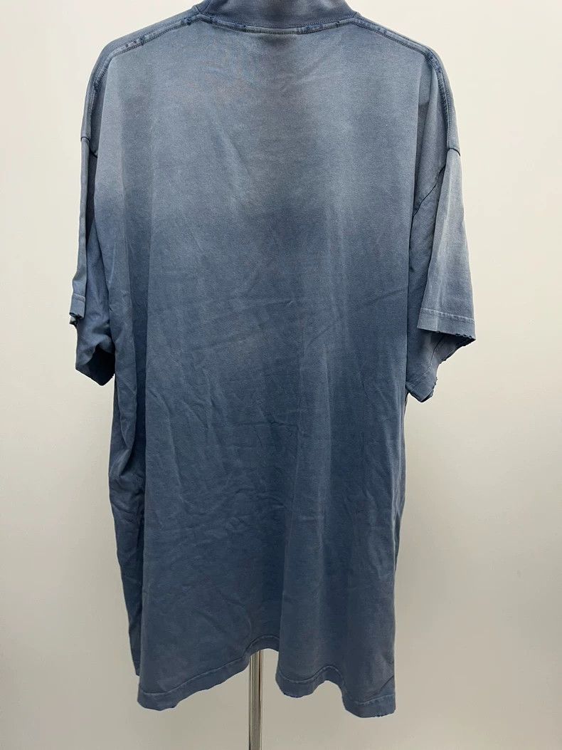 Balenciaga Balenciaga Blue Eiffel Tower Short Sleeve Shirt - dmc Size US M / EU 48-50 / 2 - 2 Thumbnail