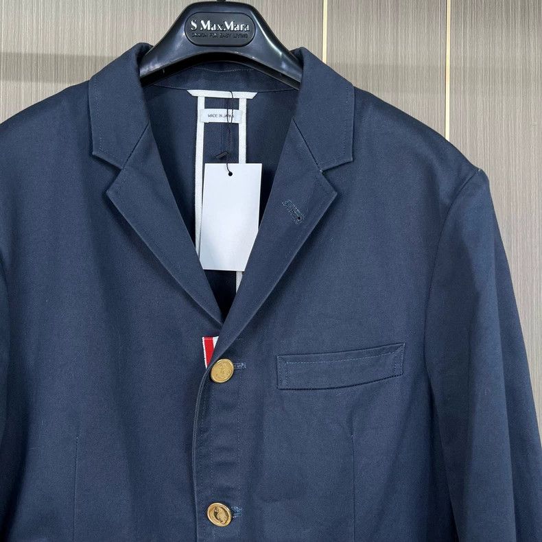 Thom Browne Thom Browne Gold Button Striped Blazer - dmc Size US M / EU 48-50 / 2 - 3 Thumbnail