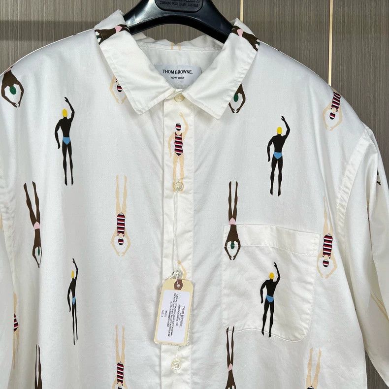 Thom Browne Thom Browne character short-sleeve shirt - dmc Size US M / EU 48-50 / 2 - 3 Thumbnail