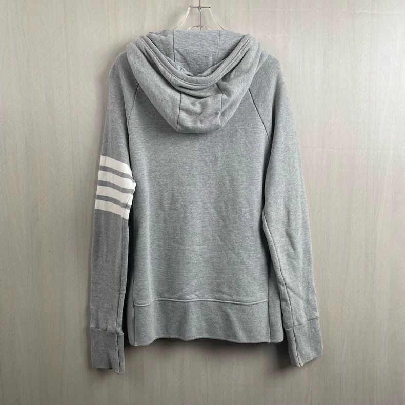 Thom Browne Thom Browne 4-Stripe Zip Hoodie - dmc Size US M / EU 48-50 / 2 - 4 Thumbnail