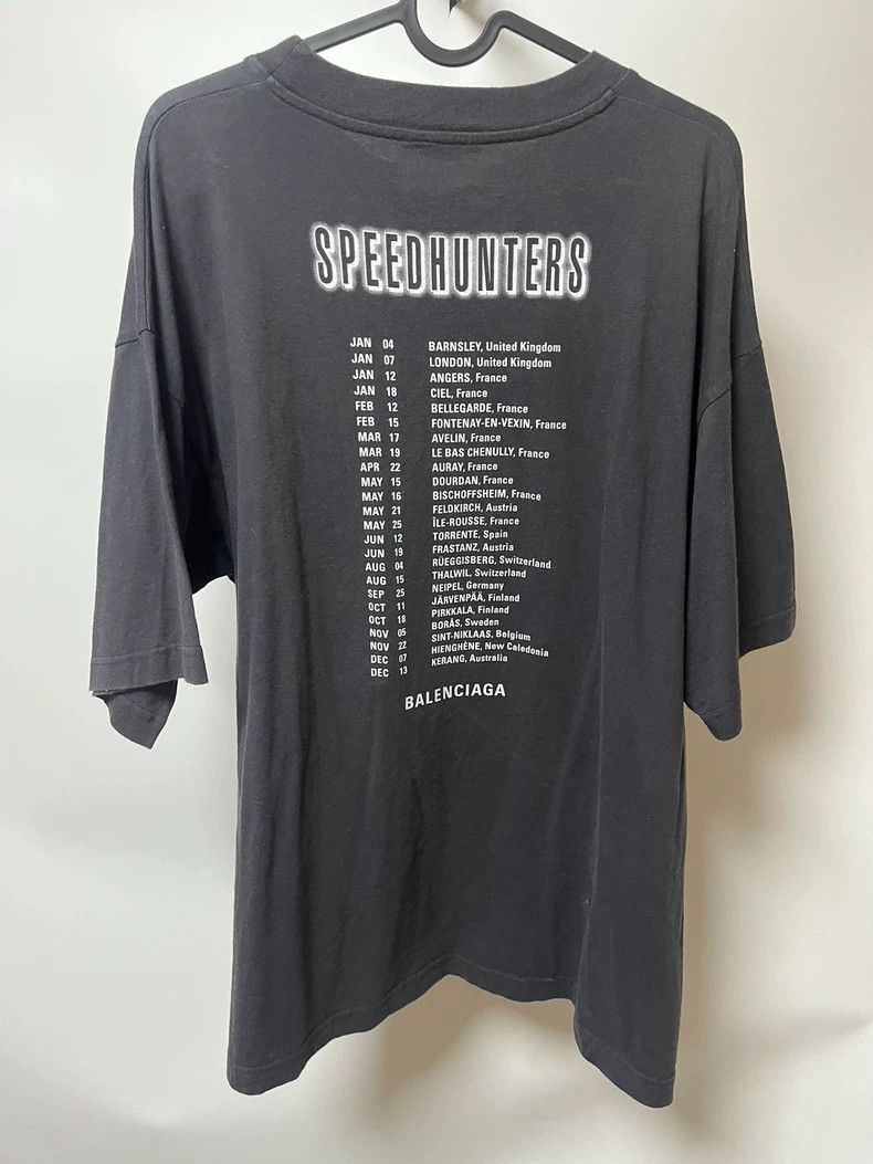 Balenciaga Balenciaga Speedhunters Black Short Sleeve T-shirt - dmc Size US S / EU 44-46 / 1 - 3 Thumbnail