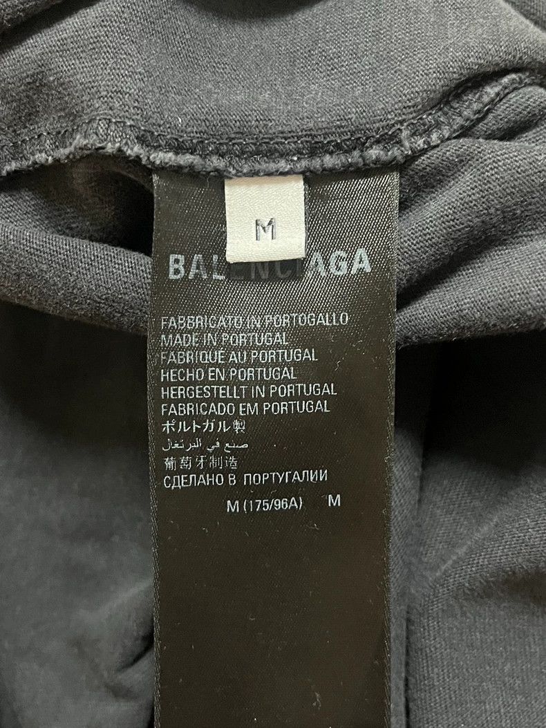 Balenciaga Balenciaga Washed Black Short Sleeve SS22 - dmc Size US M / EU 48-50 / 2 - 5 Thumbnail