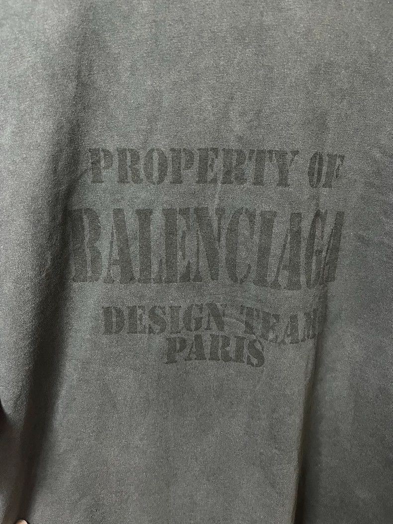 Balenciaga Balenciaga Washed Black Short Sleeve SS22 - dmc Size US M / EU 48-50 / 2 - 3 Thumbnail