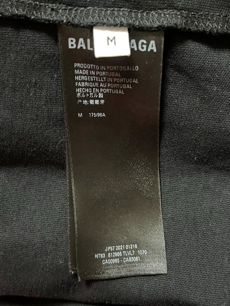 Balenciaga Balenciaga Paris Logo Short Sleeve T-shirt - dmc Size US M / EU 48-50 / 2 - 8 Thumbnail