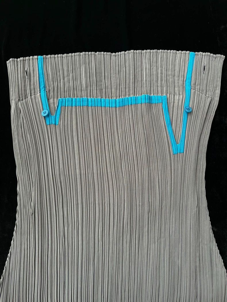 Issey Miyake Issey Miyake Fete Asymmetrical Pleated Top - dmc Size US M / EU 48-50 / 2 - 4 Thumbnail