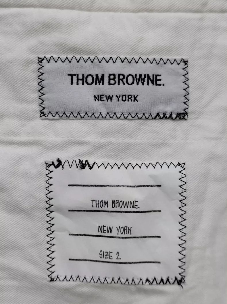 Thom Browne Thom Browne White Casual Pants - dmc Size US 28 / EU 44 - 4 Thumbnail