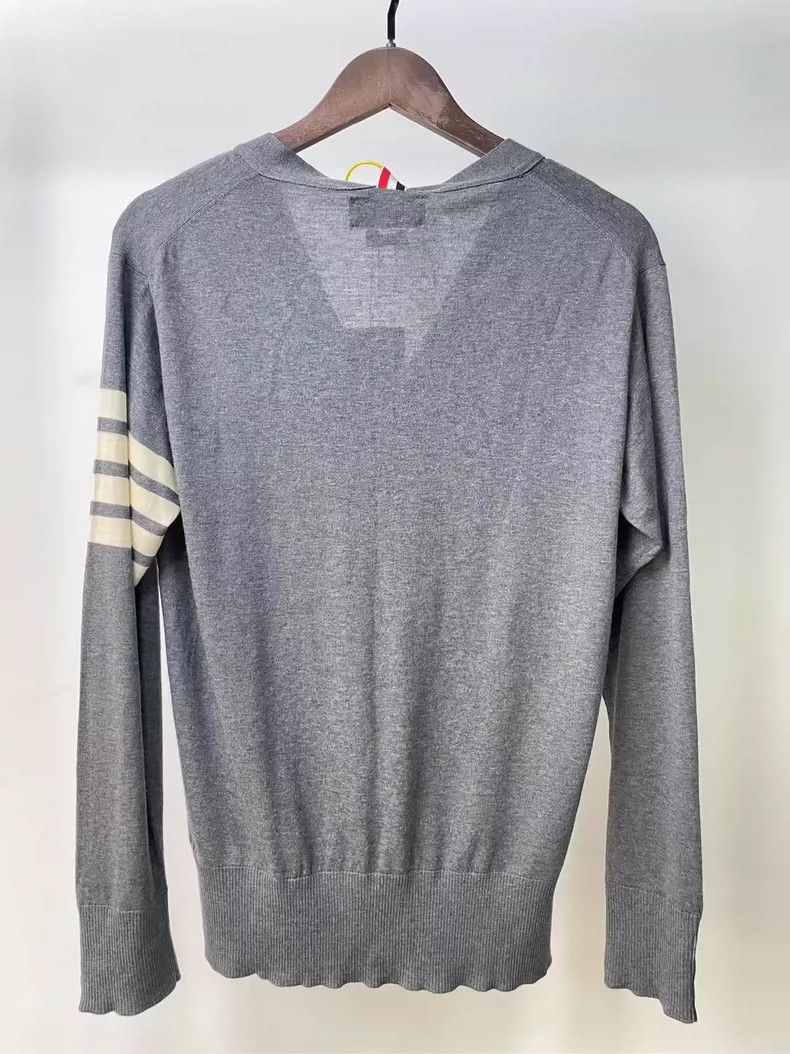 Thom Browne THOM BROWNE TB Arm Stripe Cardigan - dmc Size US M / EU 48-50 / 2 - 2 Thumbnail