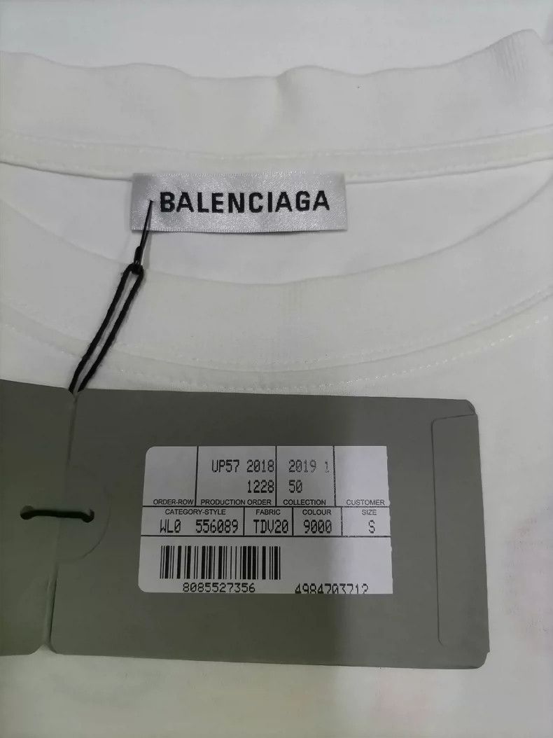 Balenciaga Balenciaga Men's Crew Neck Short Sleeve T-Shirt - dmc Size US L / EU 52-54 / 3 - 3 Thumbnail