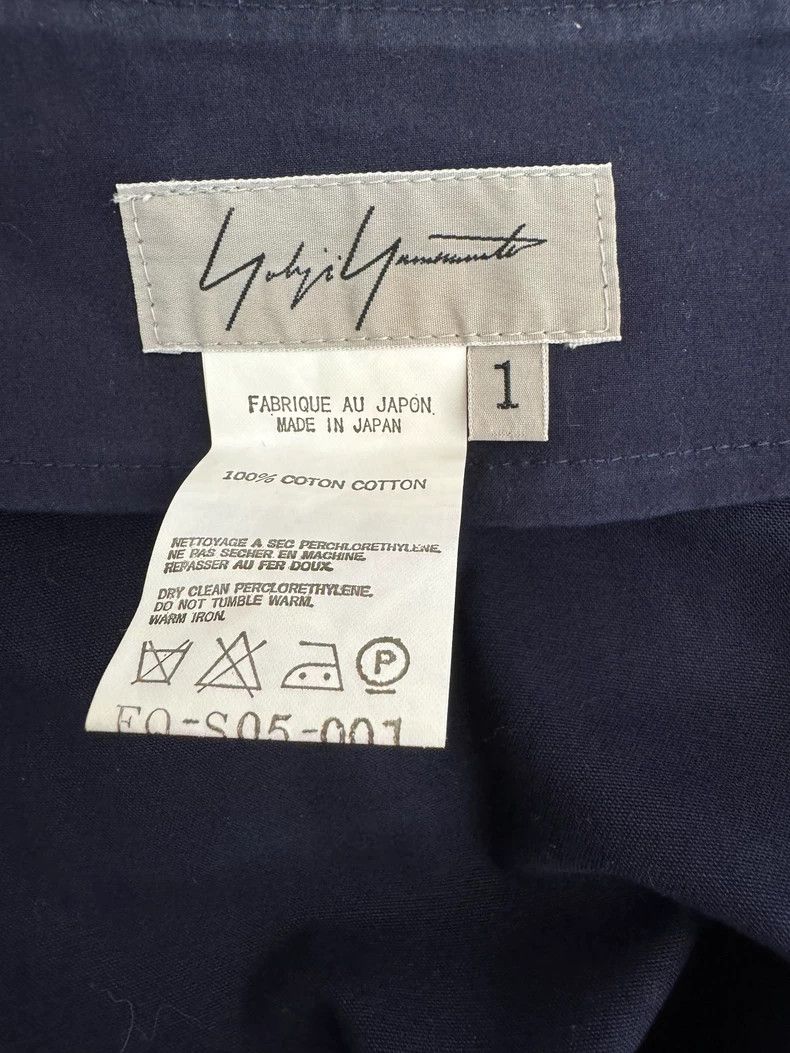 Yohji Yamamoto Yohji Yamamoto Asymmetric Blue Skirt - dmc Size US 30 / EU 46 - 6 Thumbnail