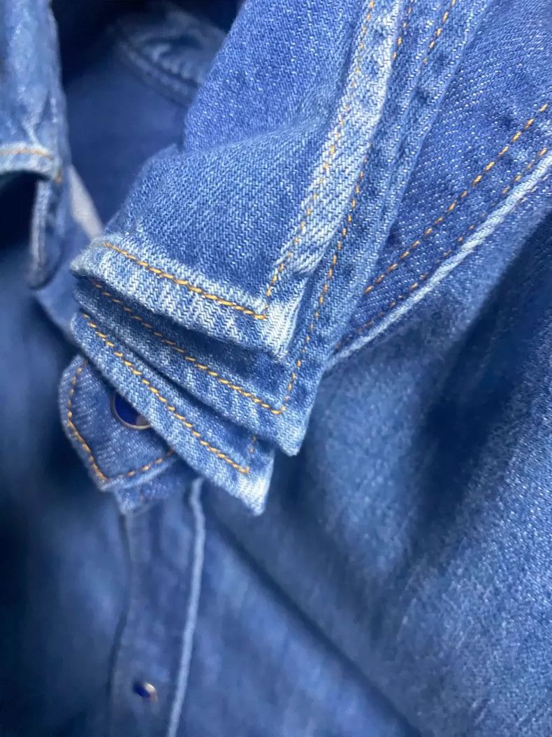 Yohji Yamamoto Yohji Yamamoto Denim Triple Collar Shirt - dmc Size US M / EU 48-50 / 2 - 6 Thumbnail