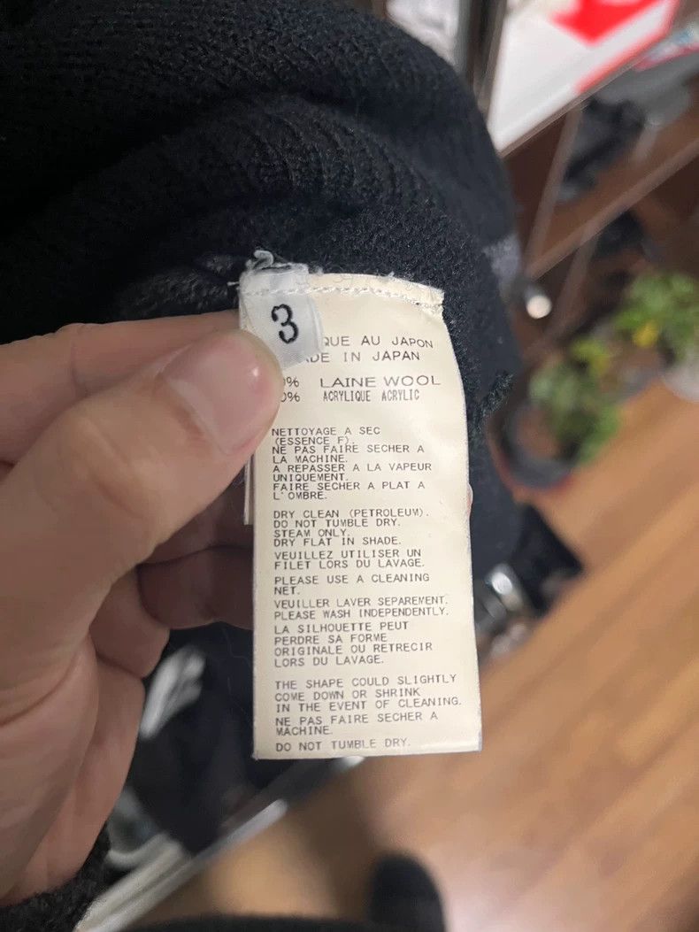 Yohji Yamamoto Yohji Yamamoto High-Neck Wool Sweater - dmc Size US M / EU 48-50 / 2 - 4 Thumbnail