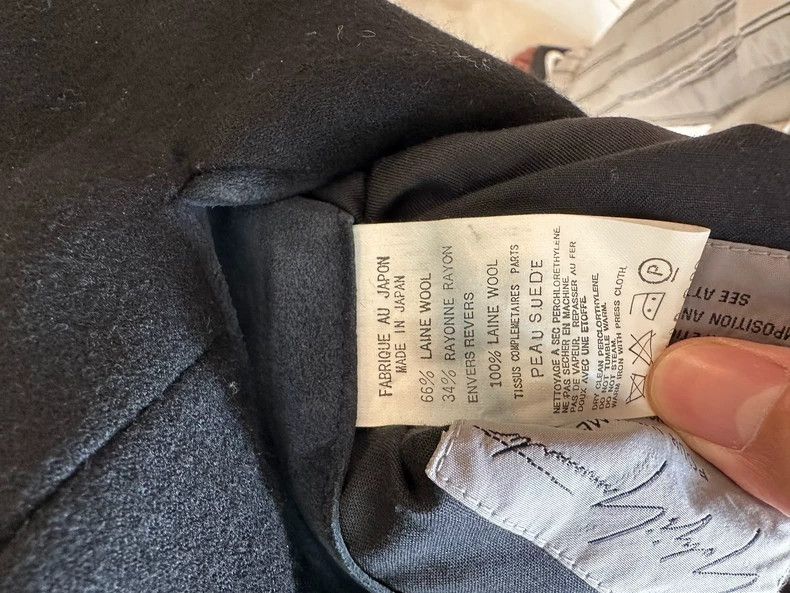 Yohji Yamamoto Yohji Yamamoto Double-Sided Black Coat - dmc Size US M / EU 48-50 / 2 - 6 Thumbnail