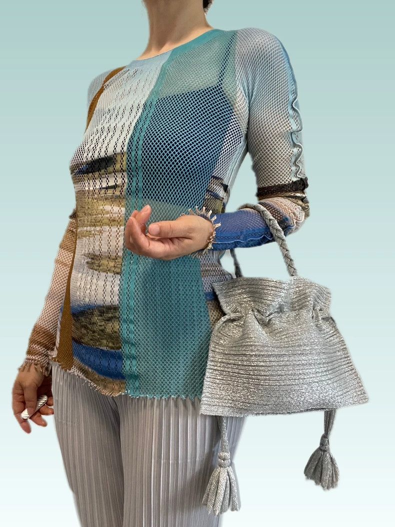 Issey Miyake Issey Miyake Mesh Long Sleeve Top - dmc Size US M / EU 48-50 / 2 - 3 Thumbnail