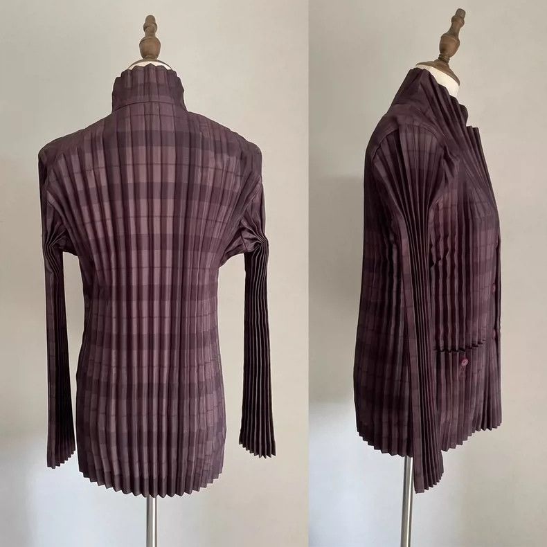 Issey Miyake Issey Miyake Main Line Pleated Jacket - dmc Size US M / EU 48-50 / 2 - 7 Thumbnail