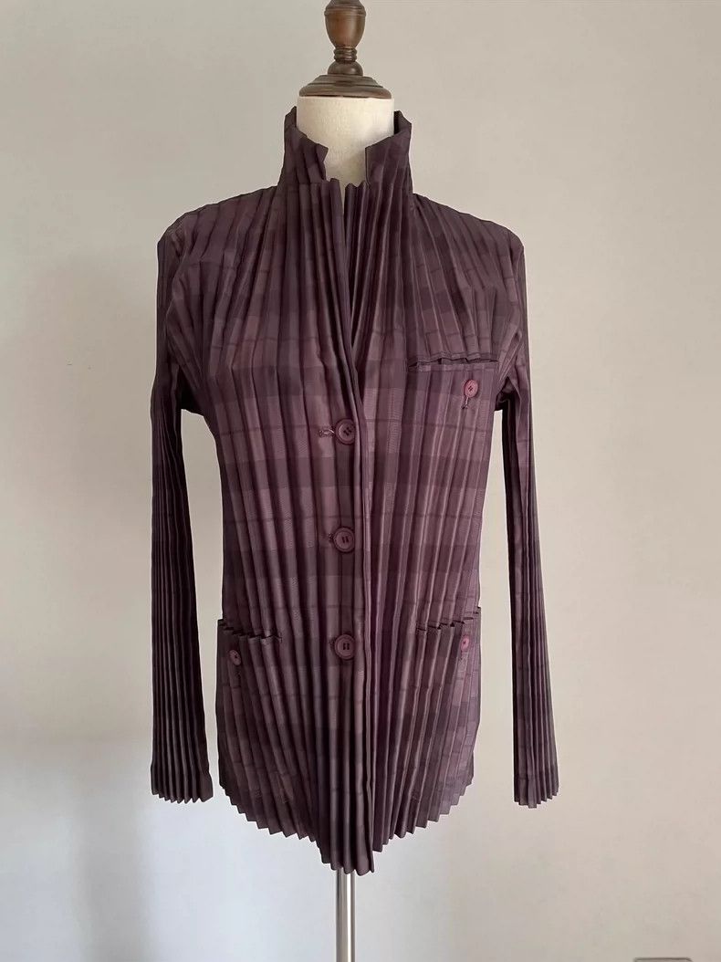 Issey Miyake Issey Miyake Main Line Pleated Jacket - dmc Size US M / EU 48-50 / 2 - 4 Thumbnail