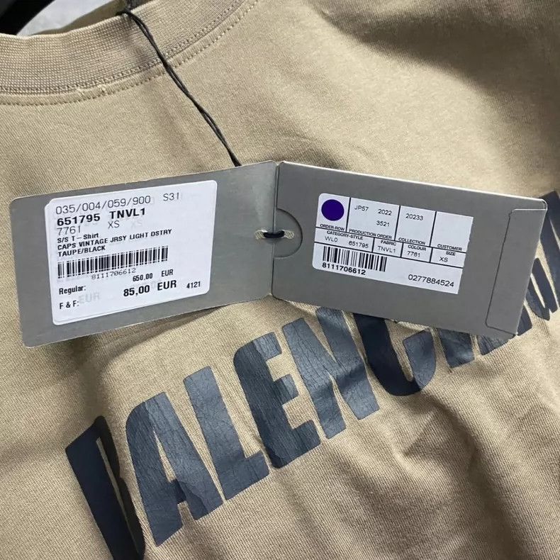 Balenciaga Balenciaga 23 Logo Print Short Sleeve Tee - dmc Size US M / EU 48-50 / 2 - 7 Thumbnail