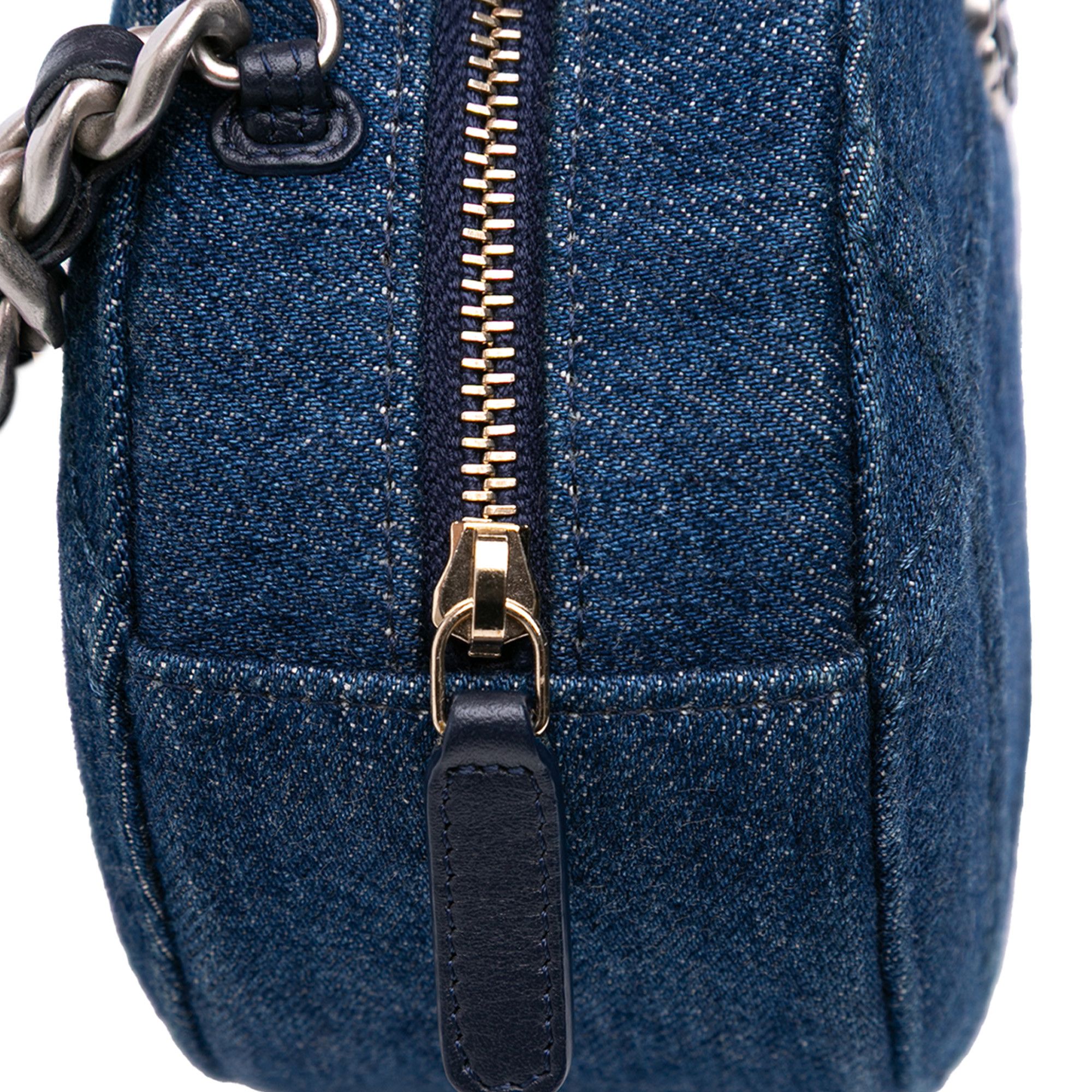 Chanel Chanel Denim 19 Round Clutch with Chain Size ONE SIZE - 7 Thumbnail