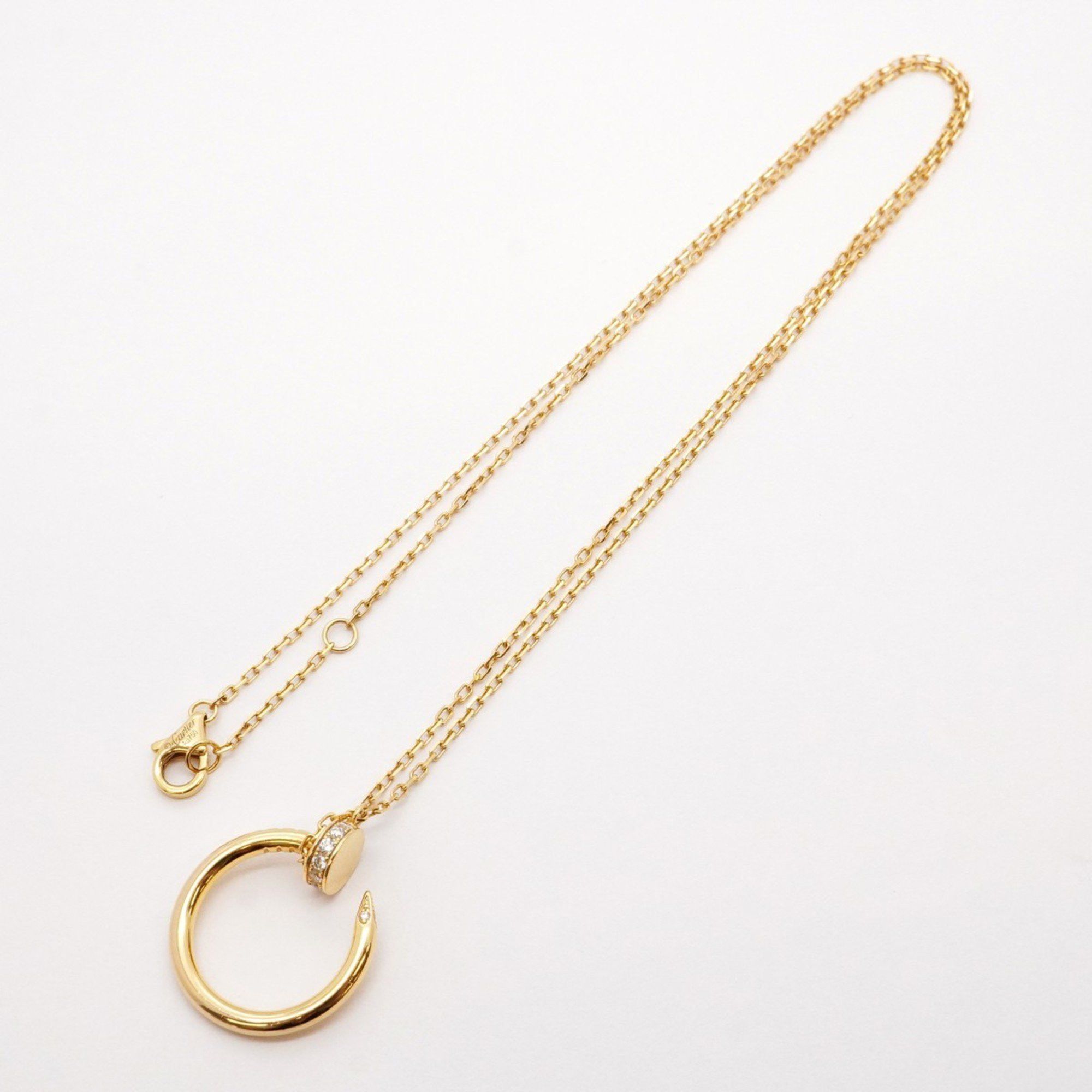 Cartier Juste un Clou necklace in 18K yellow gold with diamonds