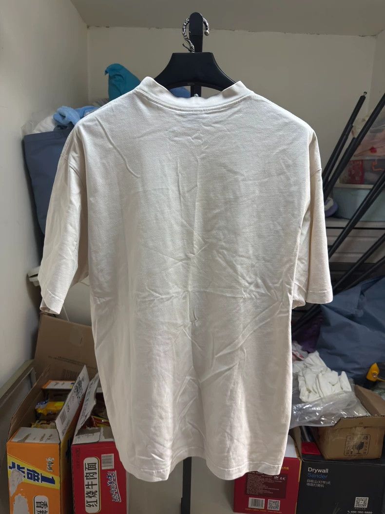 Balenciaga Balenciaga Beige Coke Print Short Sleeve Tee - dmc Size US M / EU 48-50 / 2 - 2 Thumbnail