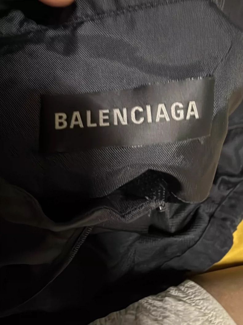 Balenciaga Balenciaga Logo Denim Nylon Jacket - dmc Size US M / EU 48-50 / 2 - 4 Thumbnail