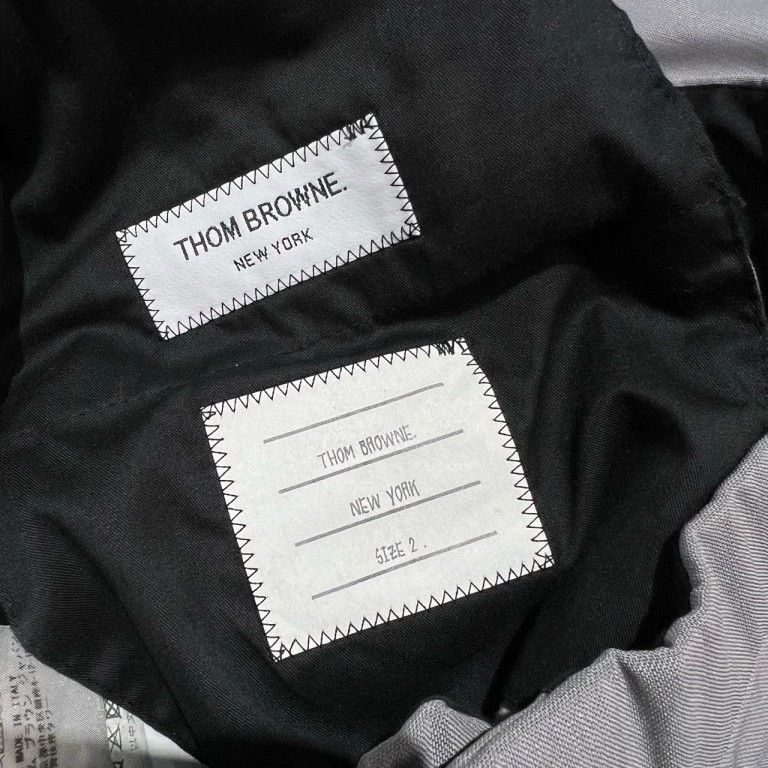 Thom Browne Thom Browne Gray Stripe Dress Pants - dmc Size US 28 / EU 44 - 6 Thumbnail