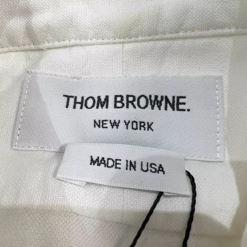 Thom Browne Thom Browne White Whale Embroidered Shirt - dmc Size US XS / EU 42 / 0 - 6 Thumbnail