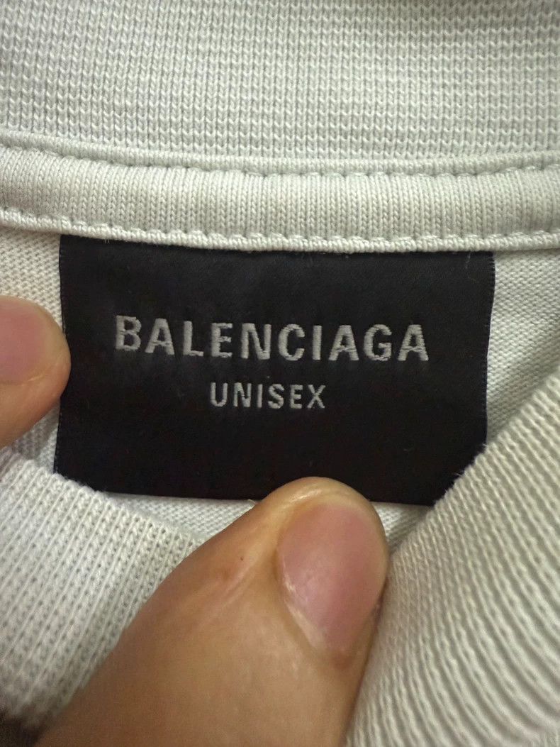 Balenciaga White Bitcoin Print T-Shirt - dmc