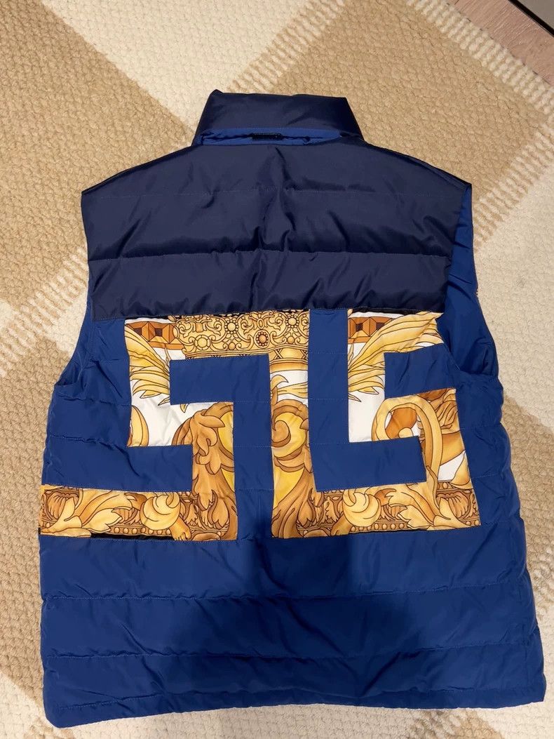 Versace Versace Jeans Blue Puffer Vest - dmc Size US L / EU 52-54 / 3 - 2 Thumbnail