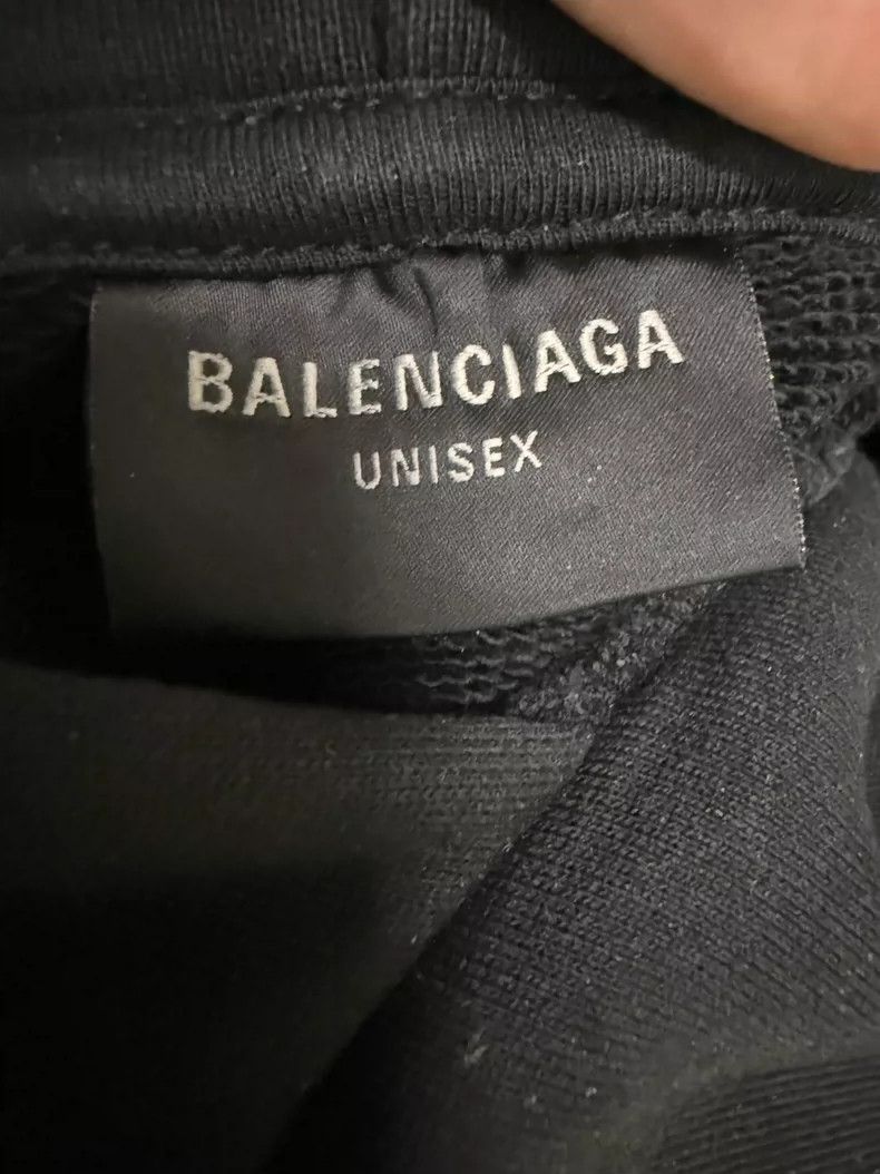 Balenciaga Balenciaga Distressed Crystal Crown Hoodie - dmc Size US M / EU 48-50 / 2 - 3 Thumbnail