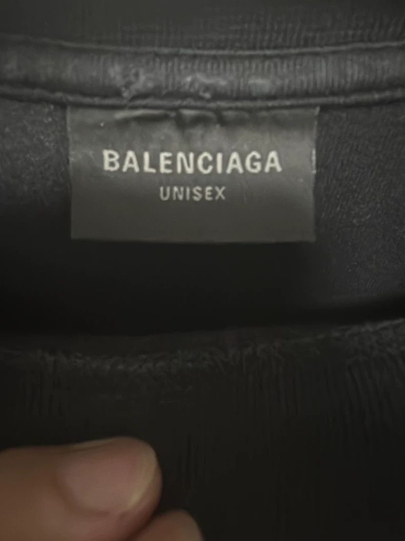 Balenciaga Balenciaga Distressed Scissors Short Sleeve - dmc Size US XS / EU 42 / 0 - 3 Thumbnail