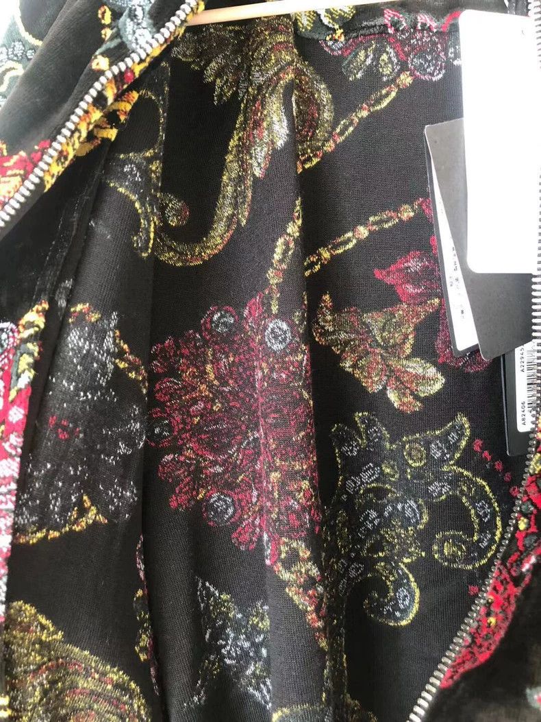 Versace Versace Velvet Printed Bomber Jacket - dmc Size US XXL / EU 58 / 5 - 3 Thumbnail