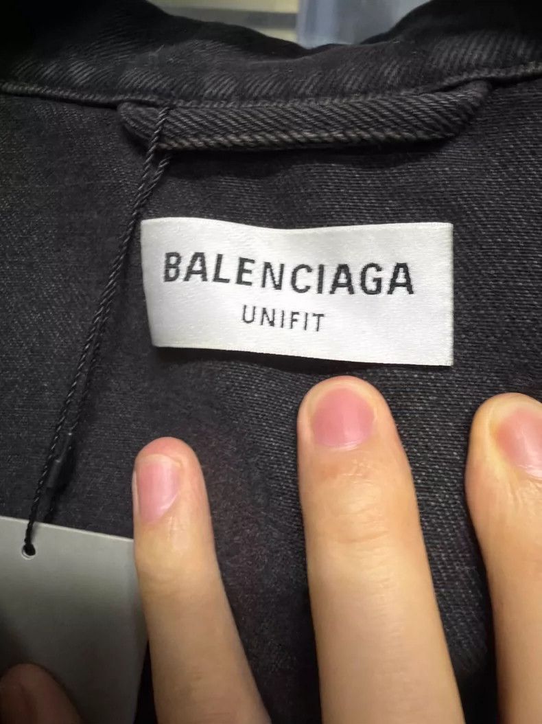 Balenciaga Balenciaga Luminous Denim Jacket - dmc Size US XS / EU 42 / 0 - 3 Thumbnail