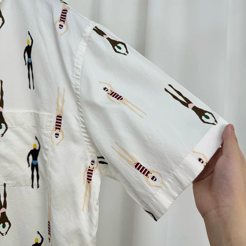 Thom Browne Thom Browne Printed Short Sleeve Shirt - dmc Size US M / EU 48-50 / 2 - 4 Thumbnail