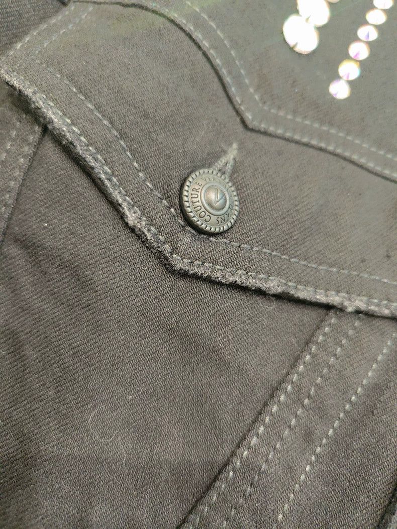 Versace VERSACE JEANS COUTURE Studded Denim Jacket - dmc Size US M / EU 48-50 / 2 - 5 Thumbnail