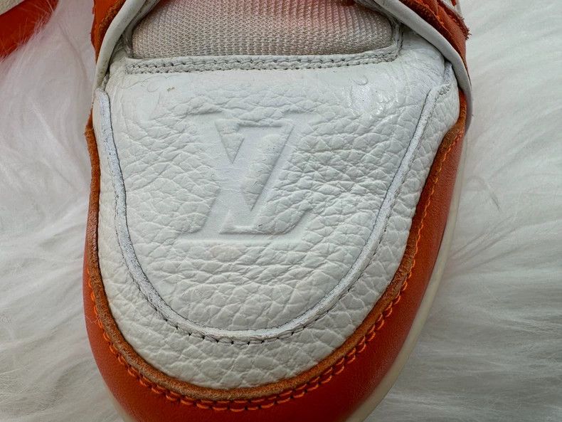Louis Vuitton Louis Vuitton Trainer White Orange Sneakers - dmc Size US 8.5 / EU 41-42 - 6 Thumbnail
