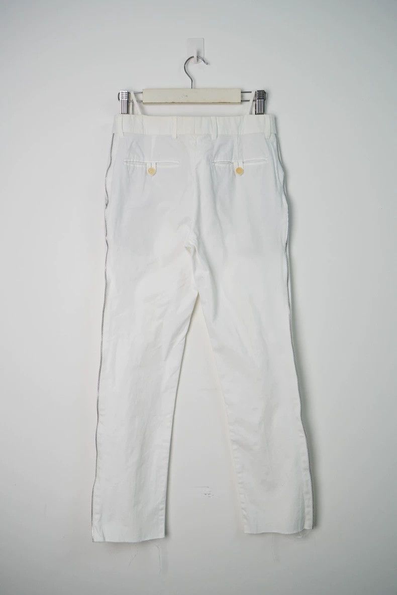 Helmut Lang Helmut Lang White Side Zip Decorative Trousers - dmc Size US 38 / EU 54 - 5 Thumbnail