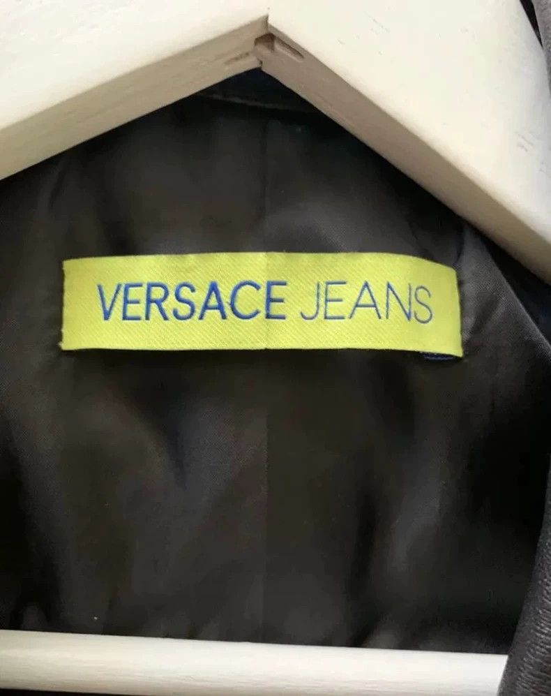 Versace Versace VJ Men's Lambskin Leather Jacket - dmc Size US XL / EU 56 / 4 - 2 Thumbnail
