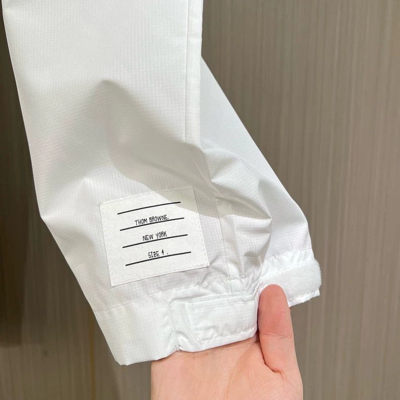Thom Browne Thom Browne Nylon Stripe Casual Pants - dmc Size US 30 / EU 46 - 4 Thumbnail