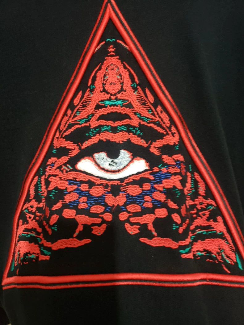Givenchy Givenchy Triangle Embroidered Sweatshirt - dmc Size US M / EU 48-50 / 2 - 3 Thumbnail
