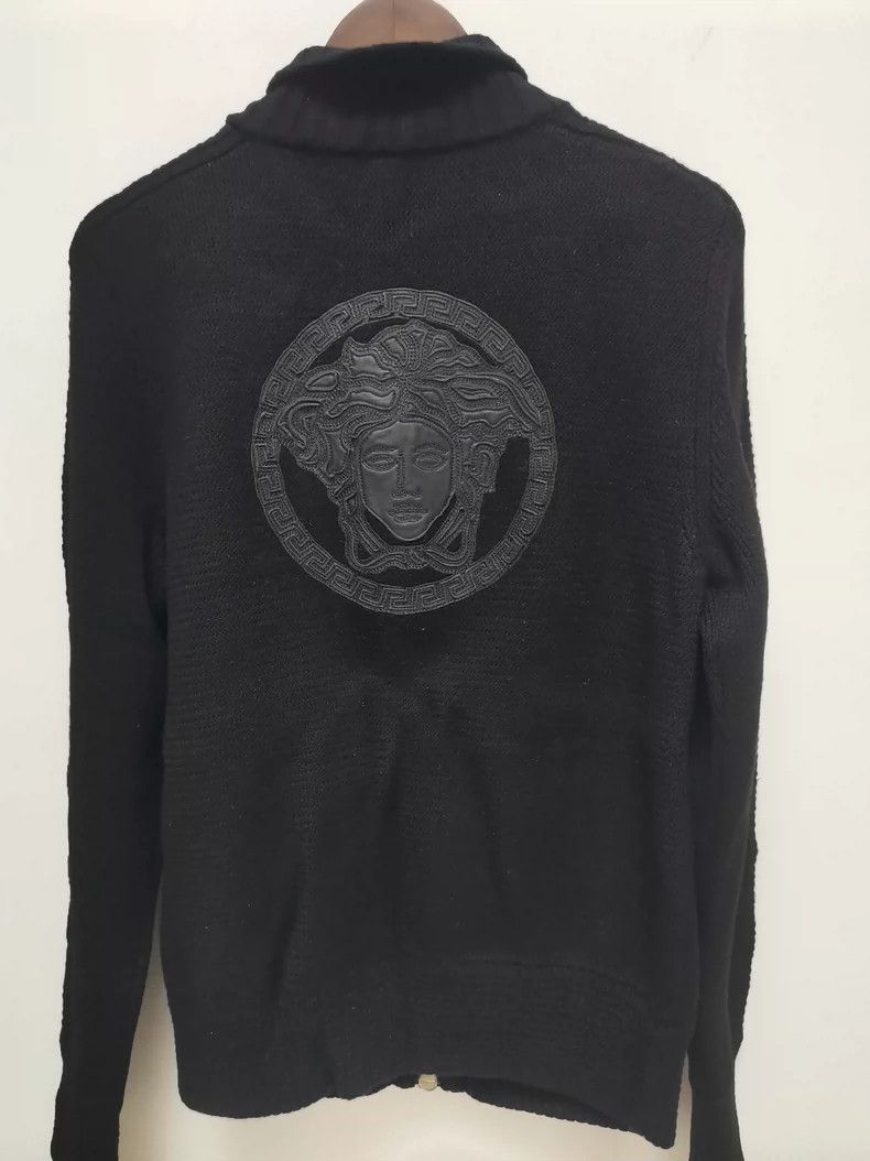 Versace Versace Wool Leather Trim Jacket - dmc Size US M / EU 48-50 / 2 - 4 Thumbnail