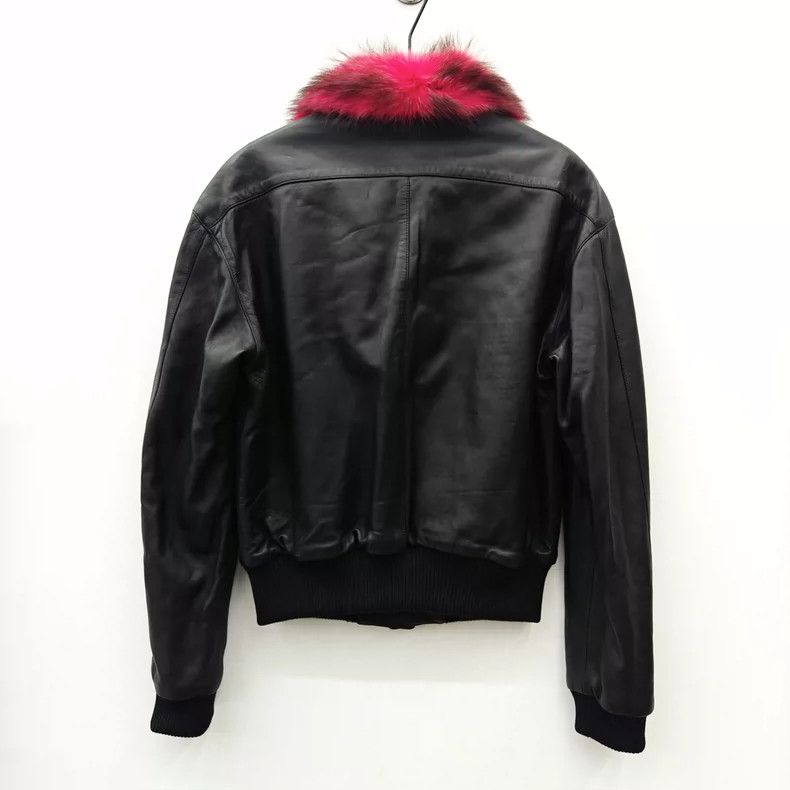 Versace Versace Runway Fur Collar Leather Jacket - dmc Size US M / EU 48-50 / 2 - 3 Thumbnail