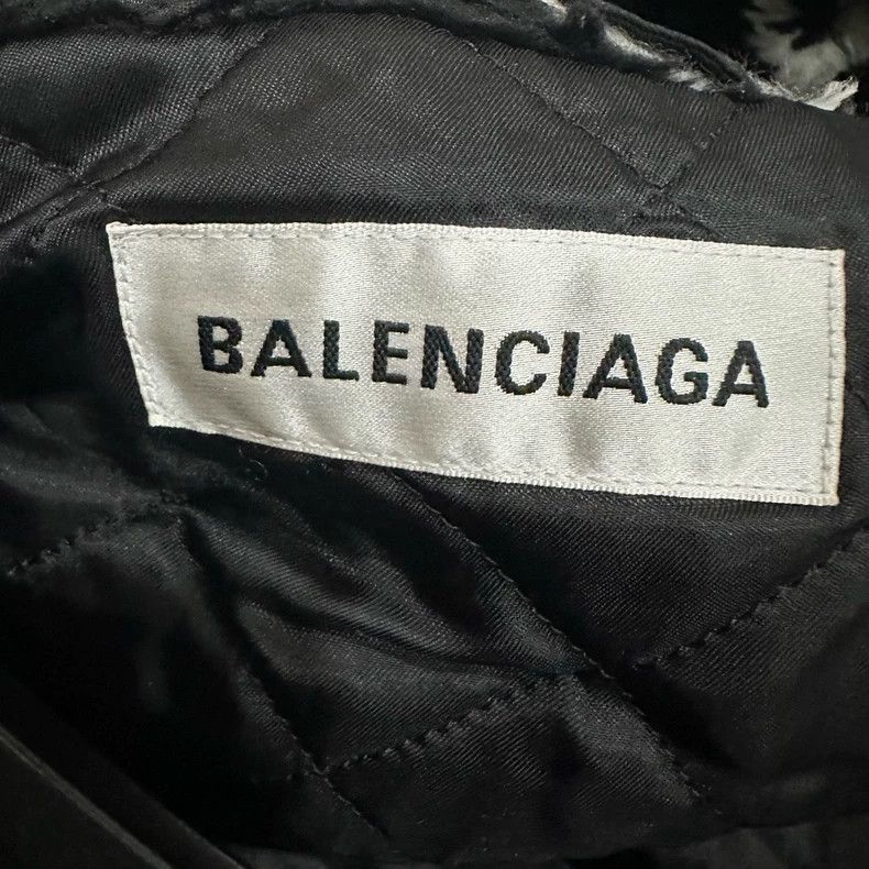 Balenciaga Balenciaga Fleece Logo Print Jacket - dmc Size US M / EU 48-50 / 2 - 4 Thumbnail