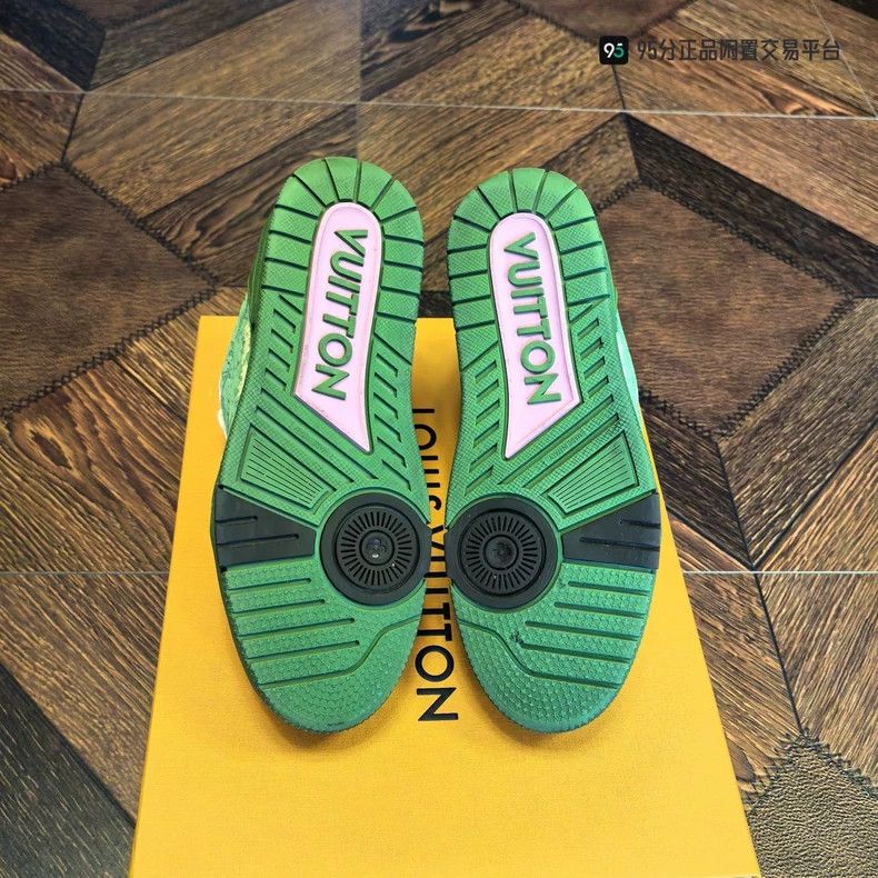 Louis Vuitton Tyler x Louis Vuitton Trainer Low Top Sneakers - dmc Size US 7.5 / EU 40-41 - 4 Thumbnail