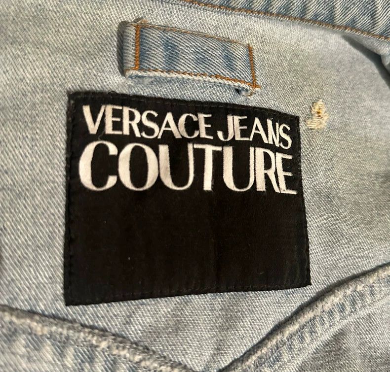 Versace VERSACE JEANS COUTURE Denim Jacket - dmc Size US L / EU 52-54 / 3 - 3 Thumbnail