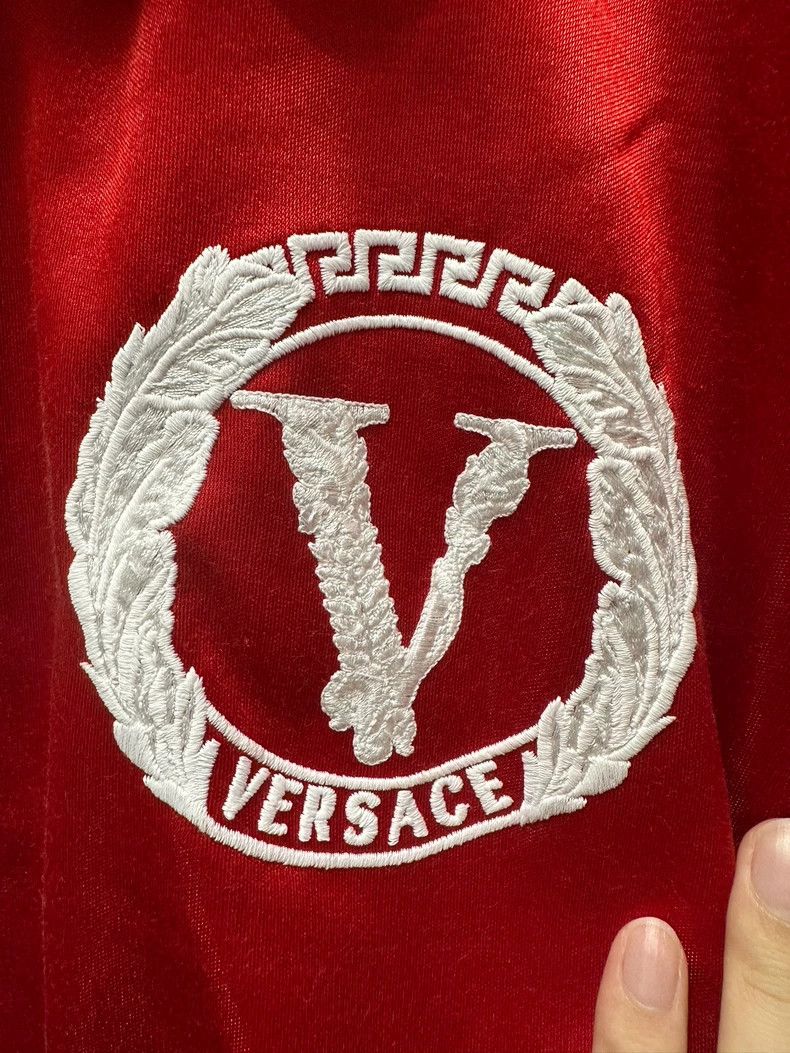 Versace VERSACE Red High-Neck Short Jacket - dmc Size US XL / EU 56 / 4 - 4 Thumbnail