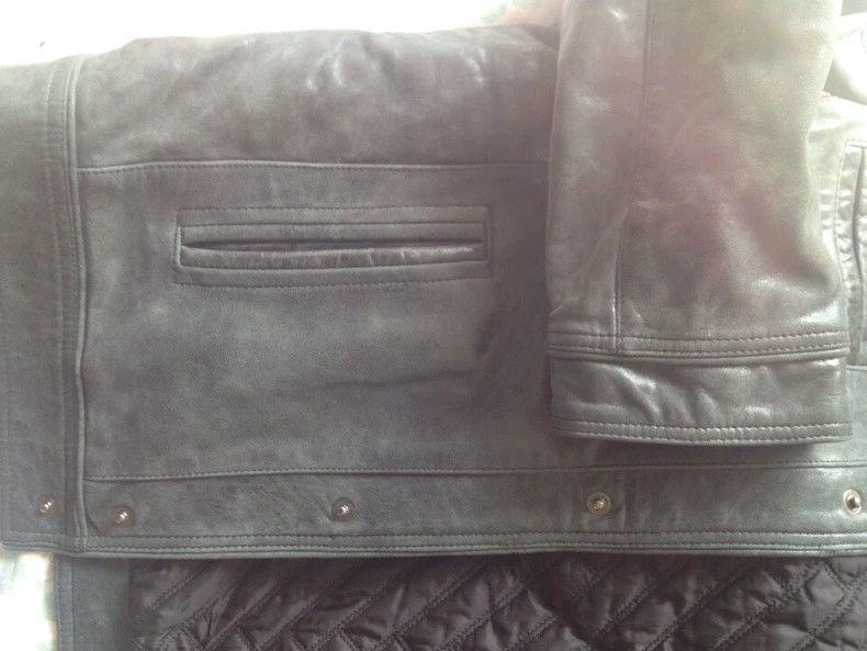 Versace VERSACE Green Leather Jacket XL - dmc Size US XL / EU 56 / 4 - 7 Thumbnail