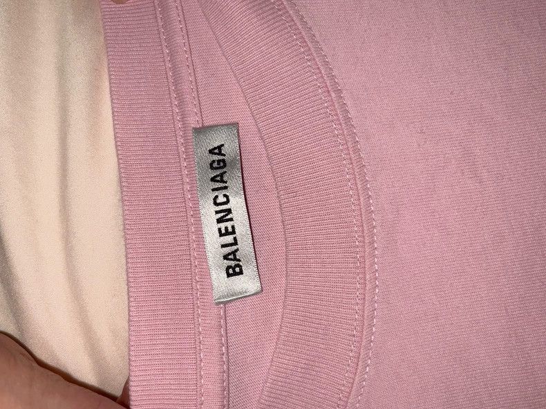 Balenciaga Balenciaga Pink Crew Short Sleeve Tee - dmc Size US M / EU 48-50 / 2 - 5 Thumbnail