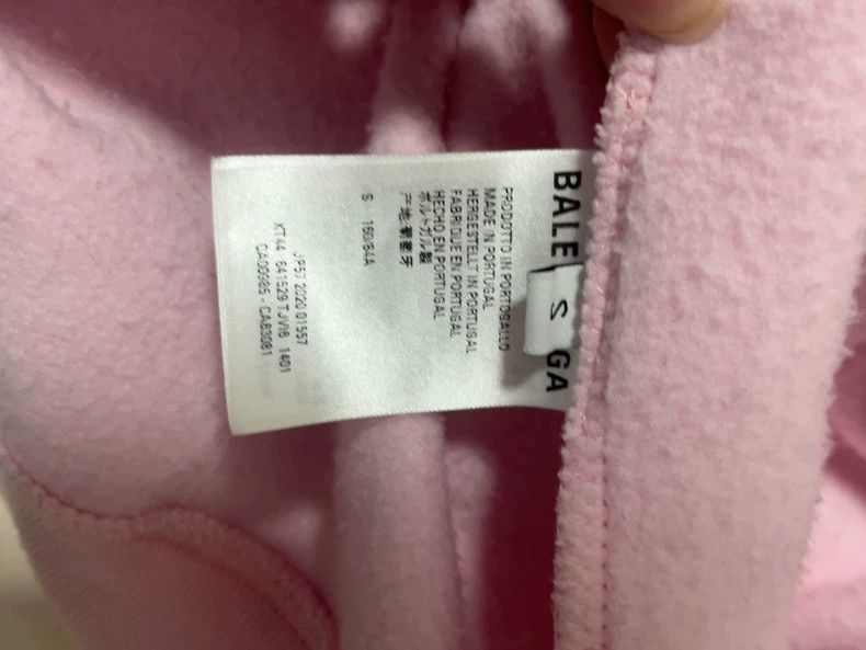 Balenciaga Balenciaga Pink Logo Hoodie S - dmc Size US S / EU 44-46 / 1 - 4 Thumbnail
